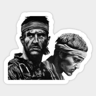 Deer Hunter Sketch Sticker